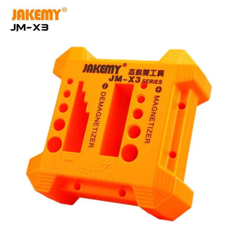 JAKEMY JM-X2 Magnetizzatore / Smagnetizzatore con fori di cacciavite,  Formato: Mezzo